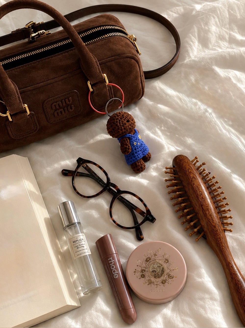 Double Sided Wooden Scalp and Body Massage Hair Brush ONLY Energy Travel Luxury